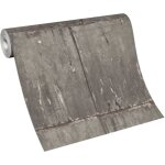 Bricoflor papier peint brun imitation b�ton papier peint vinyle industriel pour chambre, bureau & plus ...