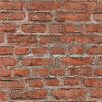 Bricoflor - papiers peints imitation pierre cuisine rouge salon bureau et chambre d'ado | papier peint ...