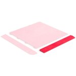 Rampe rouge fluo pour dalle �paisseur 8 mm rampe clipsable � dimensions 38, 5 x 5, 5 cm rampe r�sistante ...
