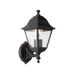 Applique extérieure montante nissie brilliant noir métal / verre - e27 1x60w Applique extérieure montante nissie brilliant noir métal / verre - e27 1x60w