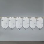 Brise bise n?uds de marin blanc 30x45 cm Brise bise n?uds de marin blanc 30x45 cm