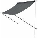 Helloshop26 - brise - soleil pare - soleil auvent pour fixer au mur rtractable armature en acier 300 ...