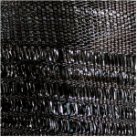 Comercial candela - brise vue 1x50 m 100% polyamide occultation 80% maille d'ombrage noir