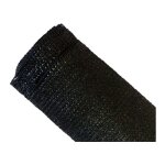 Brise - vue 90% - noir - 185gr / m� - boutonni�res noir 1. 8m x 5m
