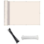 Brise - vue de balcon anti - vent (pehd) pour terrasse, patio, jardin, piscine ext�rieure, porche, rambarde, ...