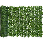 Brise - vue mural en lierre artificiel 300 � 100 cm ? haie synth�tique d�corative avec feuilles de vigne ...