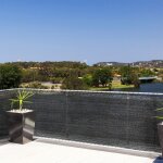 Brise vue occultant marius en hdpe 150g / m�, anthracite, 100 cm x 10 m