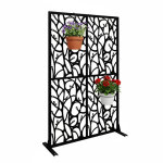 Brise - vue relaxdays, vignes & oiseaux, jardin, balcon & terrasse, paravent ext�rieur, h x l: 183 x ...