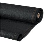 Brise vue renforc� 1 x 10 m noir 220 gr / m� luxe pro