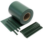 Brise - vue en rouleau ? vert ? 35 m x 19 cm ? en pvc 450 g / m ? avec 20 clips ? protection visuelle ...