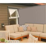 Brise vue semi - rigide - taupe - l3xh1, 5m