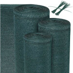 Brise vue sg 80 165 g / m� - pare soleil terrasse vert hdpe brise vue jardin ? attache - c�bles inclus ...