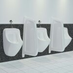 Brise - vue pour urinoir mural c�ramique blanc vidaxl