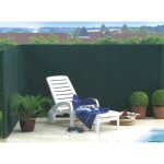 Nortene - brise vue vert en maille plastique 100% occultant 1, 8 x 25 m tandem