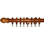 Brixo - barre  rideau en bois de cerisier d23 cm. 160 cl160 - 23