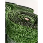 Brixo - tapis d'herbe verte synth�tique 10 mm faux prrato avec un rouleau olympique rotolo altezza 2 ...
