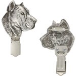 Broche canarienne avec clip, porte - numéro de départ, badge argenté pour expositions canines par art ... Broche canarienne avec clip, porte - numéro de départ, badge argenté pour expositions canines par art ...