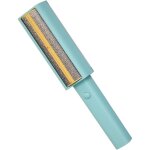 Brosse anti - poils adh�sive verte polyvalente pour v�tements et meubles