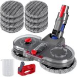 Brosse compatible avec aspirateur dyson v10 v8 v7 v11 v15, t�te de vadrouille de nettoyage electriquepour ...