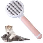 Brosse autonettoyante - brosse pour poils morts chat et chien, pour la beaut� des chiens et des chats ...