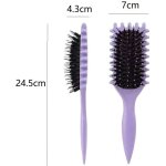 Brosse � boucler, brosse coiffante pour cheveux boucl�s d'hommes et de femmes pour fixer et modeler les ...
