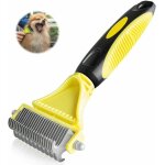 Brosse chien brosse chat, peigne déméloir chien professionnel et brosse chien poil long, râteau de toilettage ... Brosse chien brosse chat, peigne déméloir chien professionnel et brosse chien poil long, râteau de toilettage ...