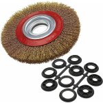 Brosse circulaire en acier pour nettoyer touret � meur, diam�tre 125 mm / 150 mm / 200 mm, 150mm