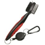 Brosse de club de golf tetes de brosse double cordon de zip - line retractable outil de nettoyage de ...