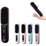 Brosse cocoony pour cheveux courts brosse lissante rechargeable portable, design durable, avec affichage ...
