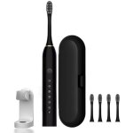 Brosse  dents lectrique adulte, rechargeable, avec tui de voyage, porte - brosse  dents et 4 ttes ...