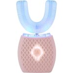 Brosse � dents �lectrique rechargeable pour adultes � ultrasons am�lior�e (rose)