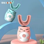 Brosse à dents électrique sonique pour enfants, intelligente en forme de u, 360 degrés, brosse à dents ... Brosse à dents électrique sonique pour enfants, intelligente en forme de u, 360 degrés, brosse à dents ...