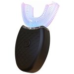 Brosse � dents �lectrique ultrasonique u - shape, 4 modes, minuterie, recharge sans fil � 360 degr�s ...