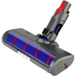 Brosse pour dyson v8 v7 v10 v11 v15 aspirateur, turbo & soft roller led light electric turbo brush pour ...