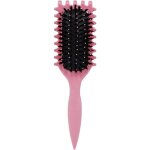 Brosse à friser, brosse à cheveux élastique, brosse à friser élastique (rose) Brosse à friser, brosse à cheveux élastique, brosse à friser élastique (rose)
