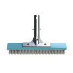 Brosse inox 25 cm pour paroi piscine bayrol