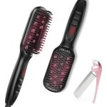 Brosse lissante, brosse lissante cheveux, fer  lisser avec peigne intgr, 120? - 210?, cran lcd, 20s ...
