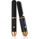 Brosse lissante pour cheveux sans fil, brosse lissante chauffante, ionique n�gatifs brosse lissante, ...