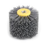Brosse m�tallique abrasive, roue de tambour de pon�age, brosse de brunissage pour d�rouiller, �bavurer ...
