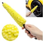 Brosse de nettoyage pour jantes de voiture, pneus et pneus, outil de nettoyage et de d�poussi�rage pour ...