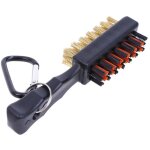Brosse de nettoyage de rainures pour clubs de golf (1 pi�ce), outil double face, portable et l�ger, en ...