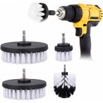 Brosse nettoyage rotative perceuse 4 pi�ces nettoyage voiture brosse visseuse, brosse pour perceuse voiture ...