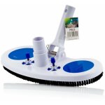 Brosse de piscine avec valves de pression rectangulaire nettoyeur de fond de piscine pour tuyau  32 ...