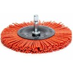 Brosse poncage nettoyage bois pour visseuse / perceuse. brosse circulaire 100mm en nylon agressif  queue ...