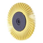 3m - brosse radiale bristle brush bb - zb, � x �pais. : 150 x 12 mm, grain 80, couleur jaune, nombre ...