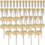 Brosse, roue et abrasif de perceuse, 45 pi�ces laiton brosses brosses brosse m�tallique fil de dremel ...