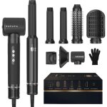 Brosse � s�che - cheveux 7 en one, brosse � s�che - cheveux puissante avec boucle � air pour les cheveux, ...