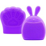 Brosse en silicone pour baby shower (violet)