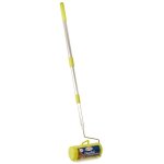 Brosse � sol adh�sive avec manche t�lescopique en aluminium de 74 � 120 cm - 30 larmes