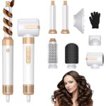 Brosse soufflante 7 en 1, air styler avec soufflantes, diffuseur, buse de coiffage, s�che - cheveux � ...